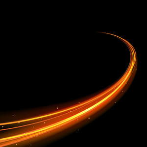 对孤立背景矢量光发光效果照片