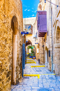 迷宫般的 Jaffa 街道