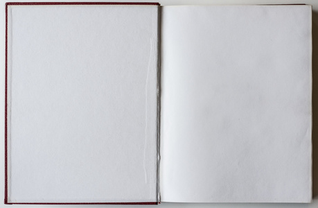 打开第一页的空白书图片