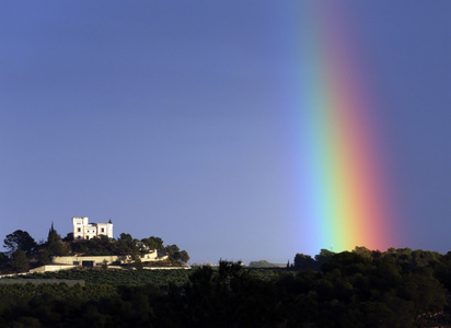 彩虹Castillo de Montemar科斯塔布兰卡西班牙