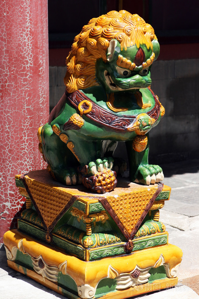 狮子佛教寺庙北京中国