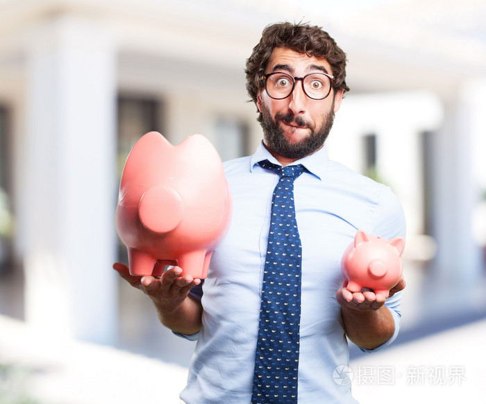 疯狂的商人存钱罐