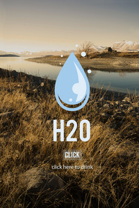 自然景观和 H2o 概念