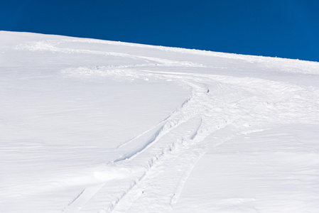 雪滑雪径