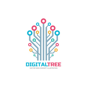 神经网络 logo 标志.计算机技术徽标.矢量标志模板照片