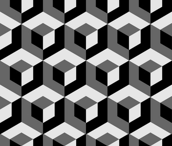 抽象的图案,有重叠的正方形照片