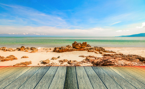 宁静的海滩背景