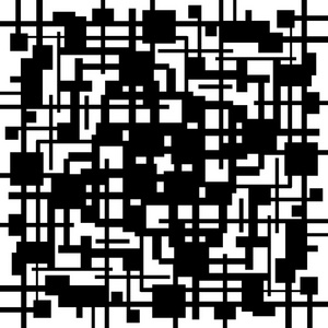 黑色和白色抽象几何图案