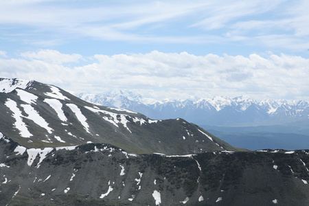 阿尔泰地区俄罗斯山风景