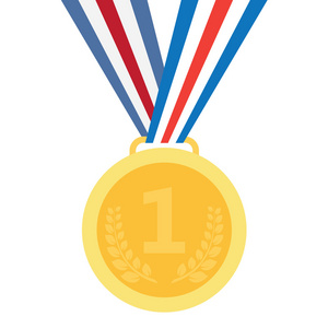 矢量插画的金牌照片