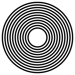 抽象的辐射同心圆照片