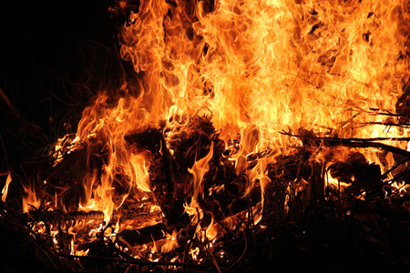烈火燃烧图片