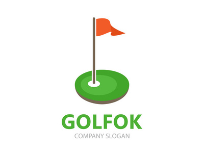 奖标识矢量高尔夫俱乐部标志设计.高尔夫的标志.高尔夫标志设计.