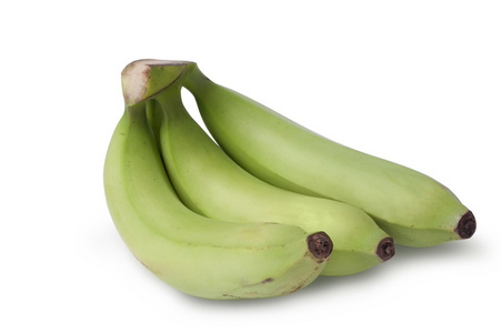 绿色的生香蕉图片