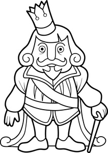 贵族礼仪国王在礼仪服装照片