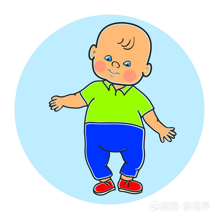 小可爱宝贝男孩站立,行走,学会走路.科洛