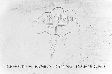 有效的头脑风暴技术的概念