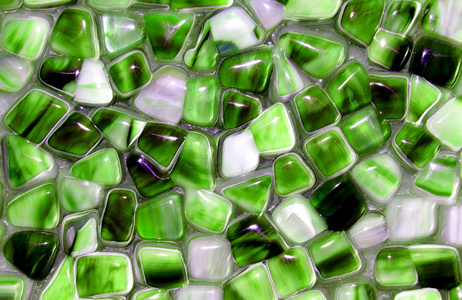 绿色马赛克玻璃瓷砖