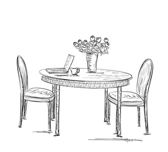 咖啡馆家具图片