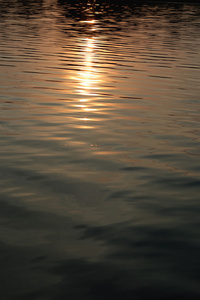 水纹理日落背景