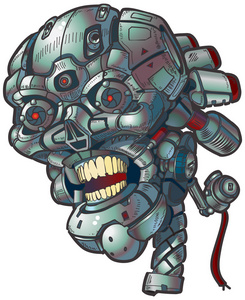 机器人幻想画图片