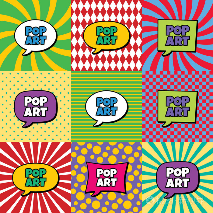 波普艺术图标插画-正版商用图片1nsxmx-摄图新视界