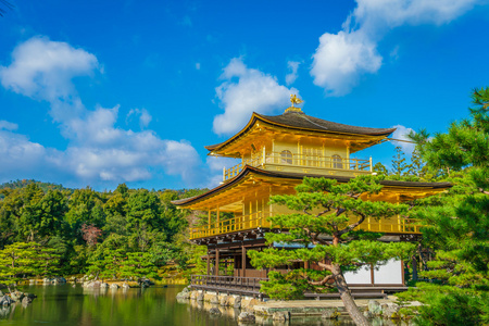 金阁在日本京都的金阁寺