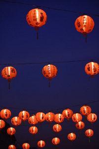 中国的灯笼装饰漂亮的中文