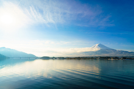 富士山和河口湖日本