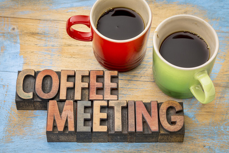 咖啡会议概念图片