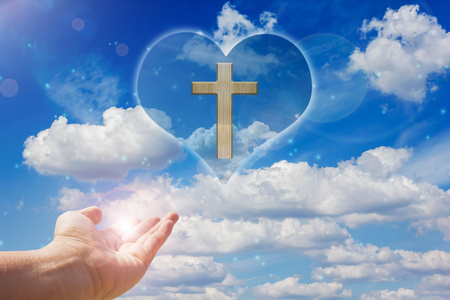 十字架和光图片