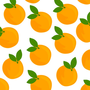 与新鲜多汁的橘子矢量背景设计