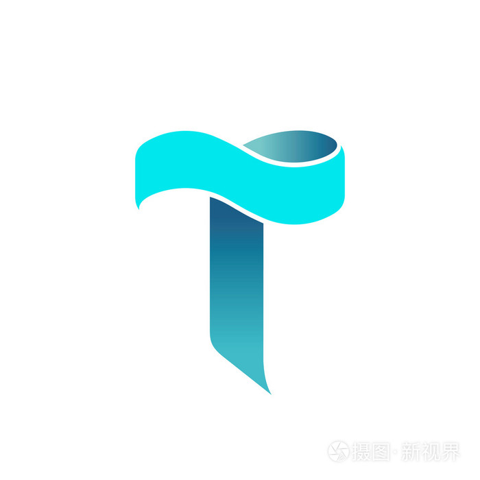 字母 T 标志设计