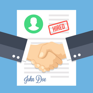 就业问题,招聘, 伙伴关系, 人力资源, 合同, 协议,工作申请和获批准的