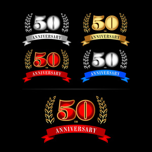 50周年纪念模板