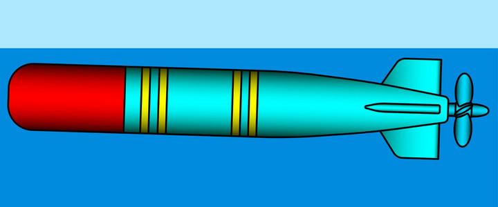 战斗的鱼雷图标照片