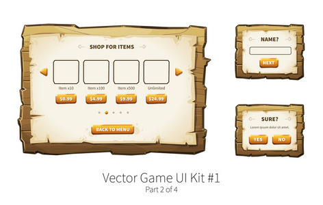矢量木游戏 ui