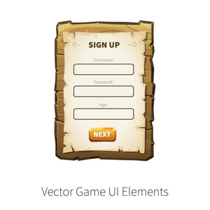 矢量木游戏 ui