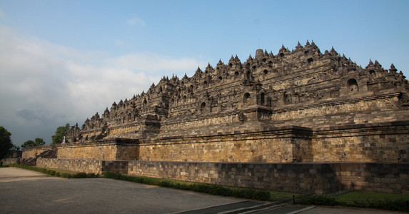 印度尼西亚爪哇岛，婆罗浮屠寺