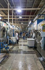 内部工业洗衣