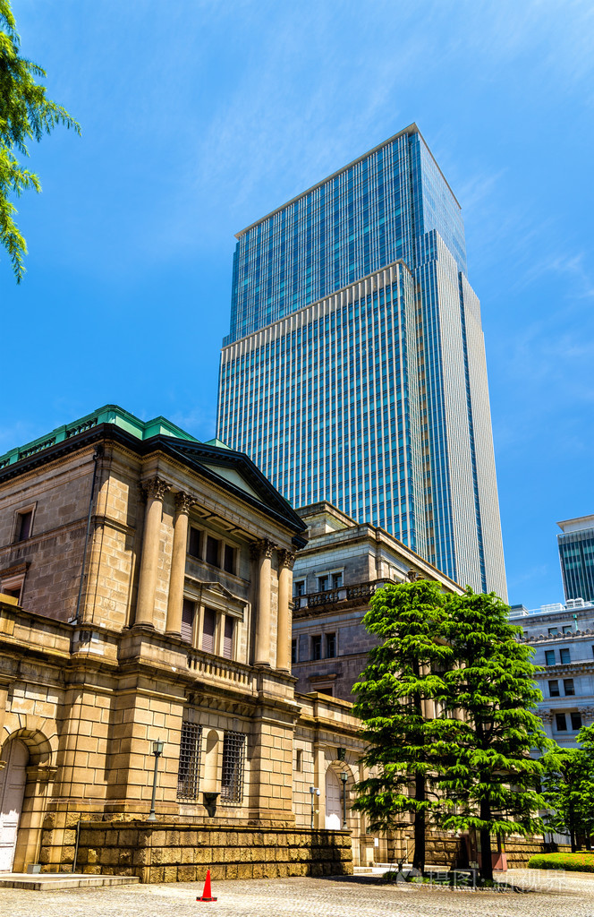 在东京的日本总部中央银行