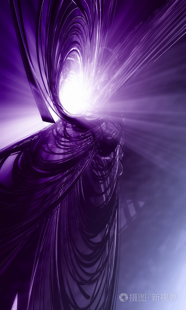 3d渲染未来派的背景