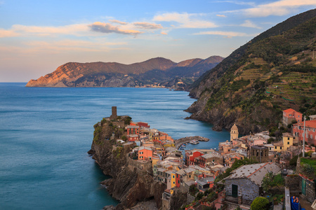 在早晨 Vernazza