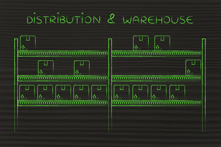 分布与仓库的概念