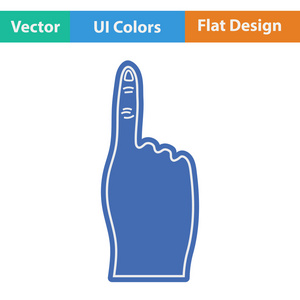 球迷泡沫手指图标