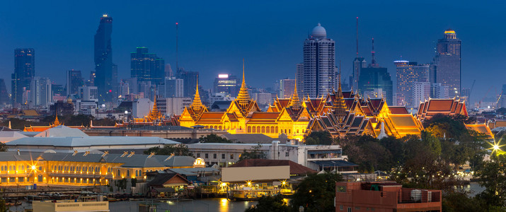 在曼谷，亚洲泰国皇家座宏伟宫殿