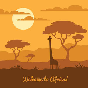 非洲景观图