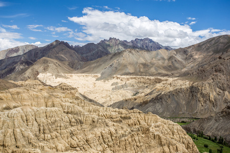 月亮的陆桥山，Leh，拉达克