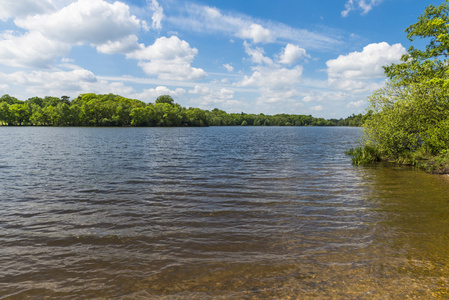 在弗吉尼亚州水相提并论，英国萨里湖