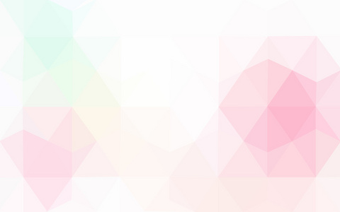 多色的粉红色 黄色多边形设计模式，三角形和梯度的折纸样式组成的